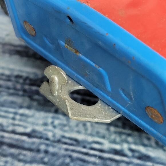 Vintage Nylint Grand Prix Special pressed steel Coupe race car red, white, blue - Picture 14 of 14